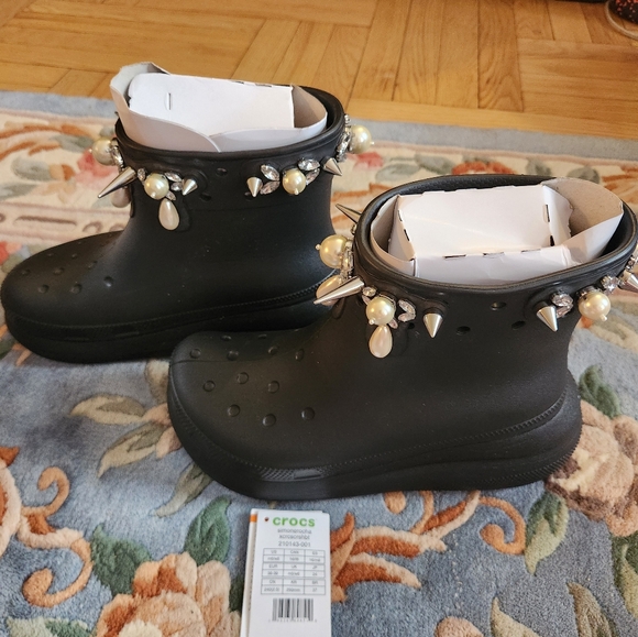 Simone Rochas Crocs Crush Boot Size W8/M6 - Picture 9 of 10